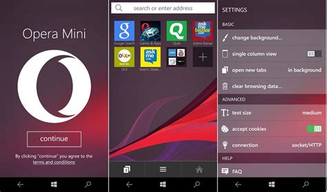 Opera Mobile for Windows